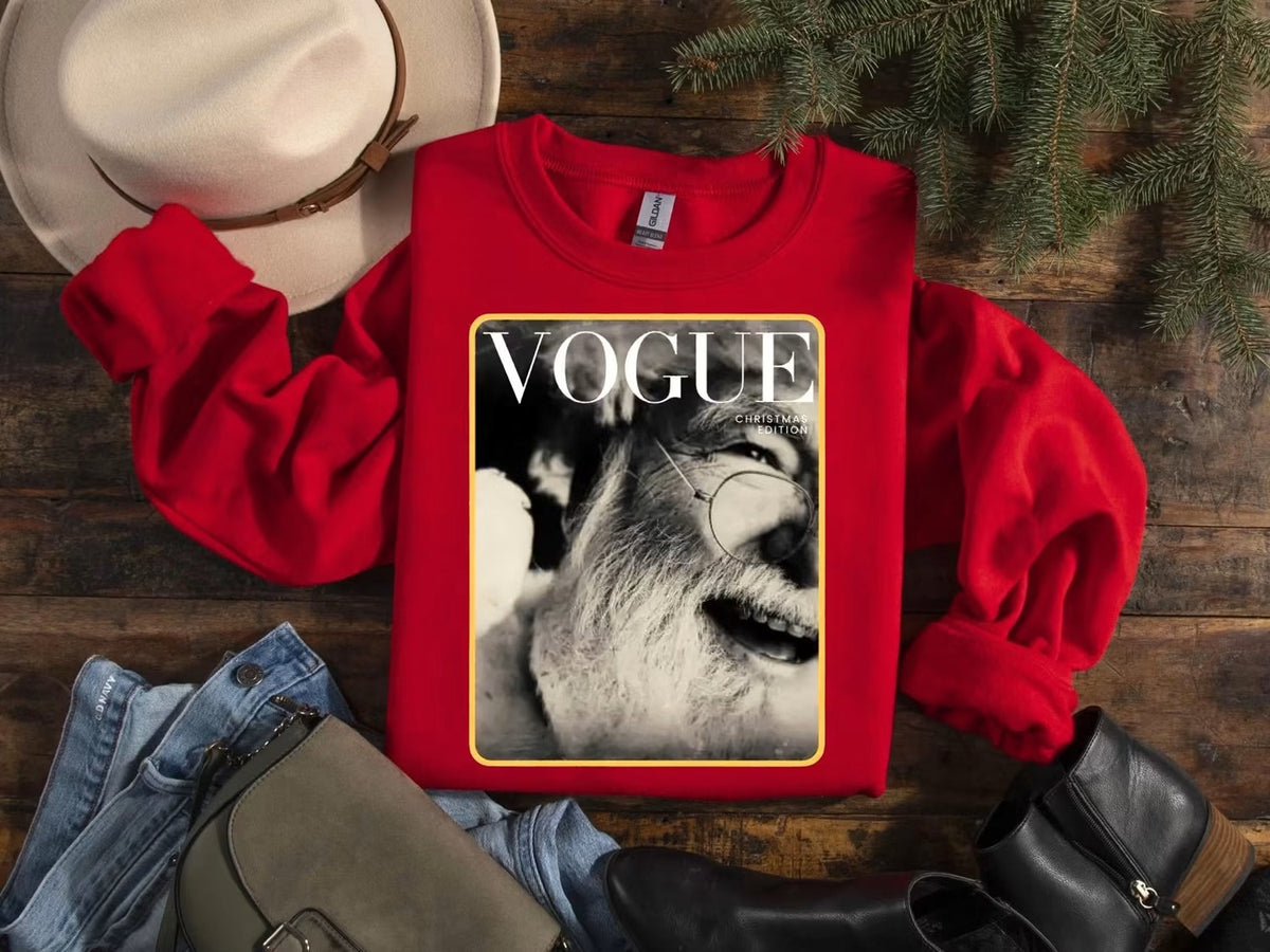 Red Vogue Santa