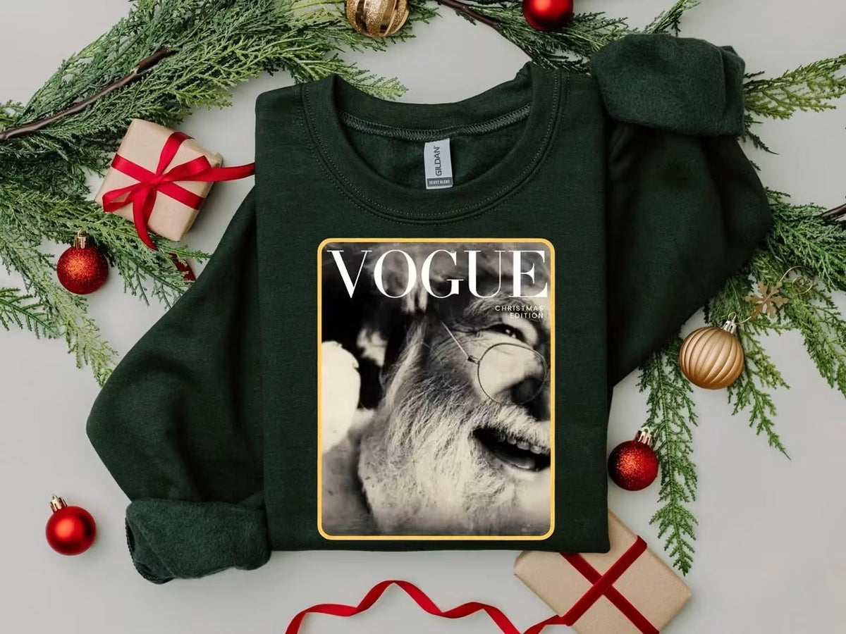 Forrest Green Vogue Santa