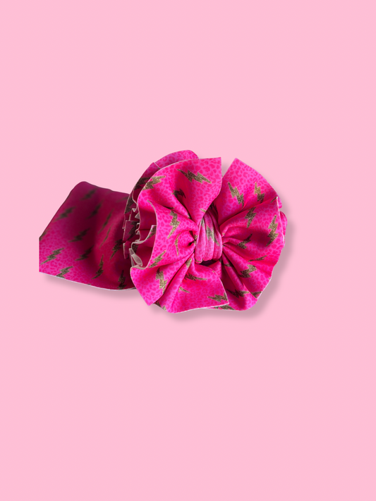Electric Leopard Shredded Head Wrap