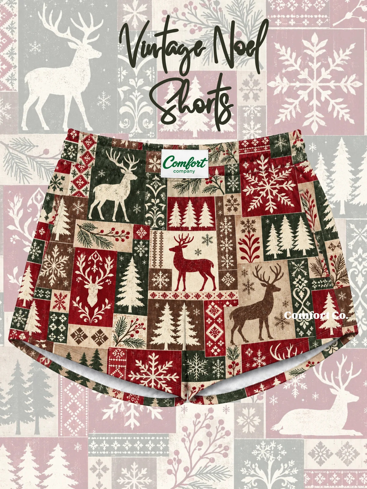Vintage Noel Shorts (mama + mini)