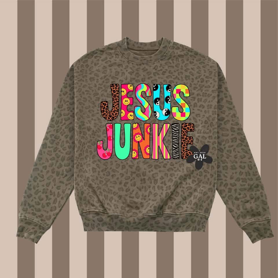 Jesus Junkie Crewneck