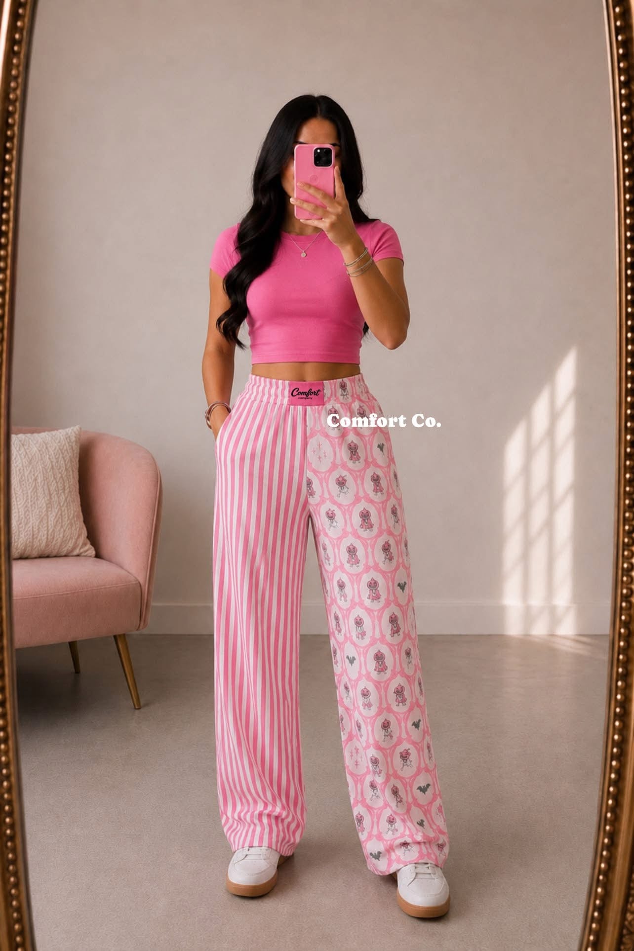 Pink Pumpkin Patch Pants