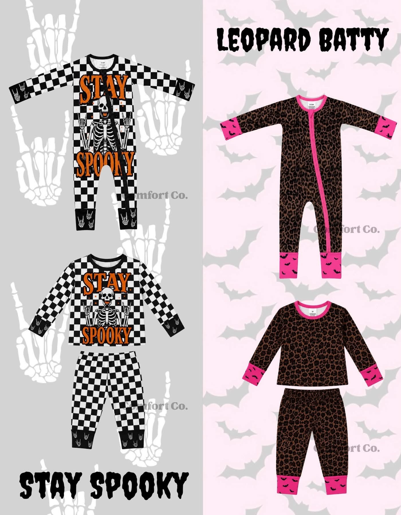 Leopard Batty 2 Piece Set