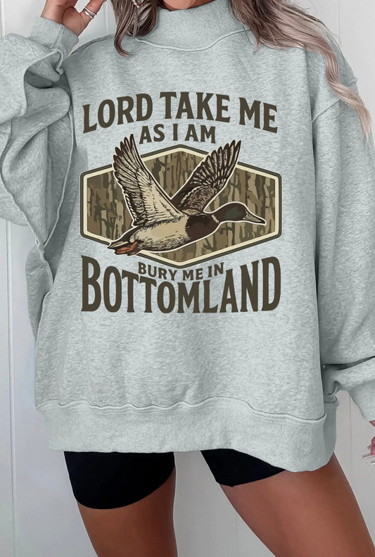 Mock Neck Duck Sweatshirt