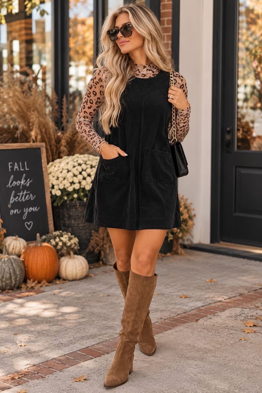 Corduroy Mini DRESS