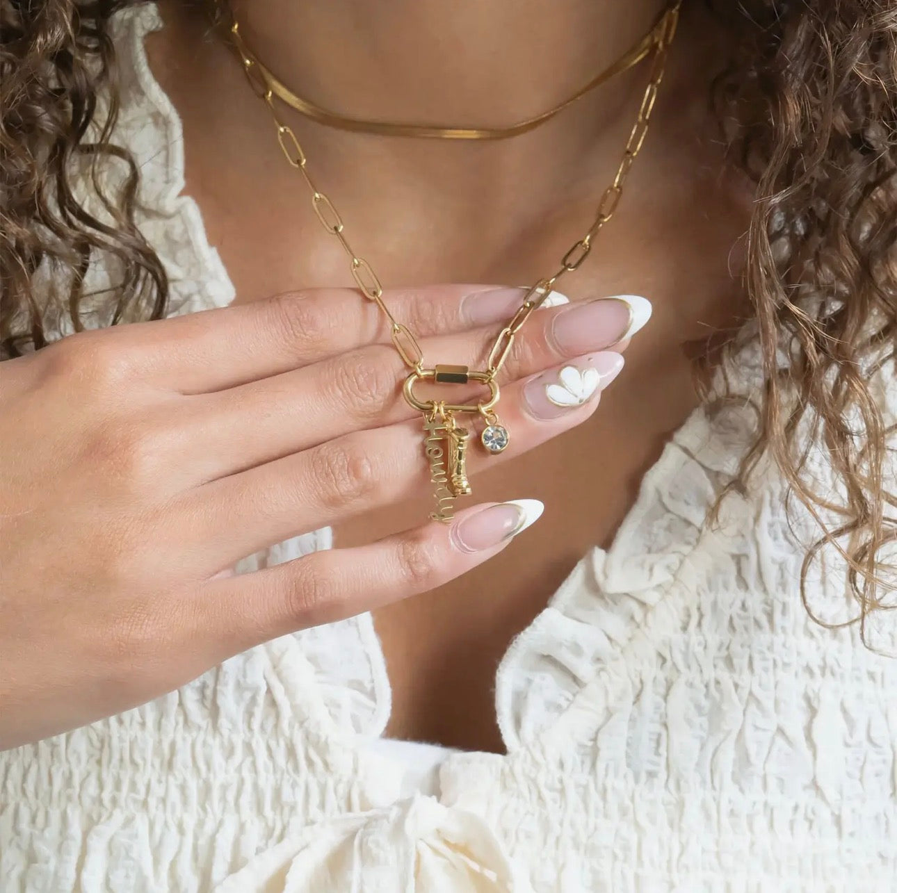 Howdy Carabiner Necklace