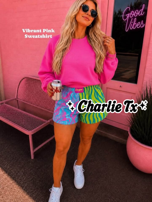 Vibrant Pink Sweatshirt
