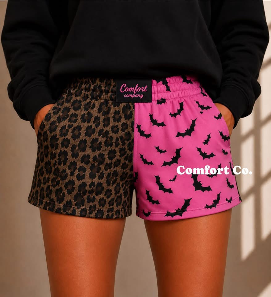 Leopard Batty Shorts *ADULT*