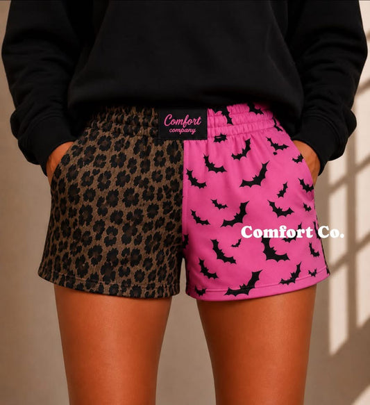 Leopard Batty Shorts