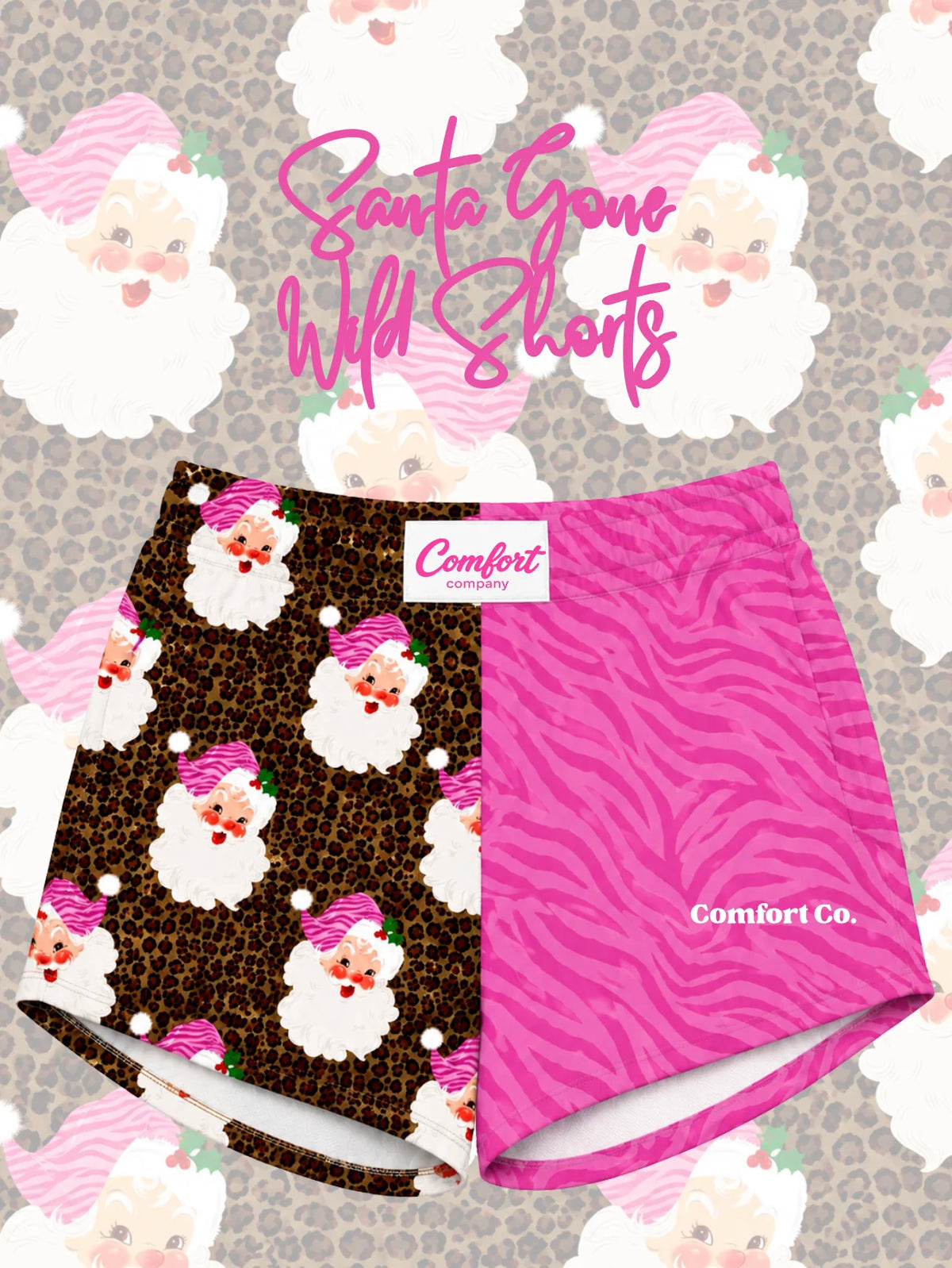 Santa Gone Wild Shorts (mama + mini)