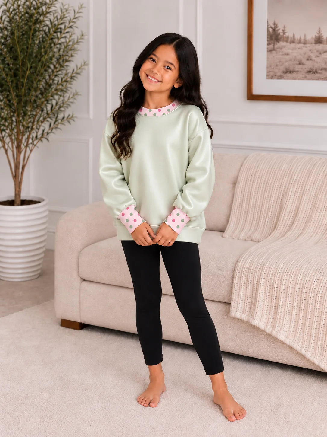 Rosy Wreath Sweatshirt (mama + mini)
