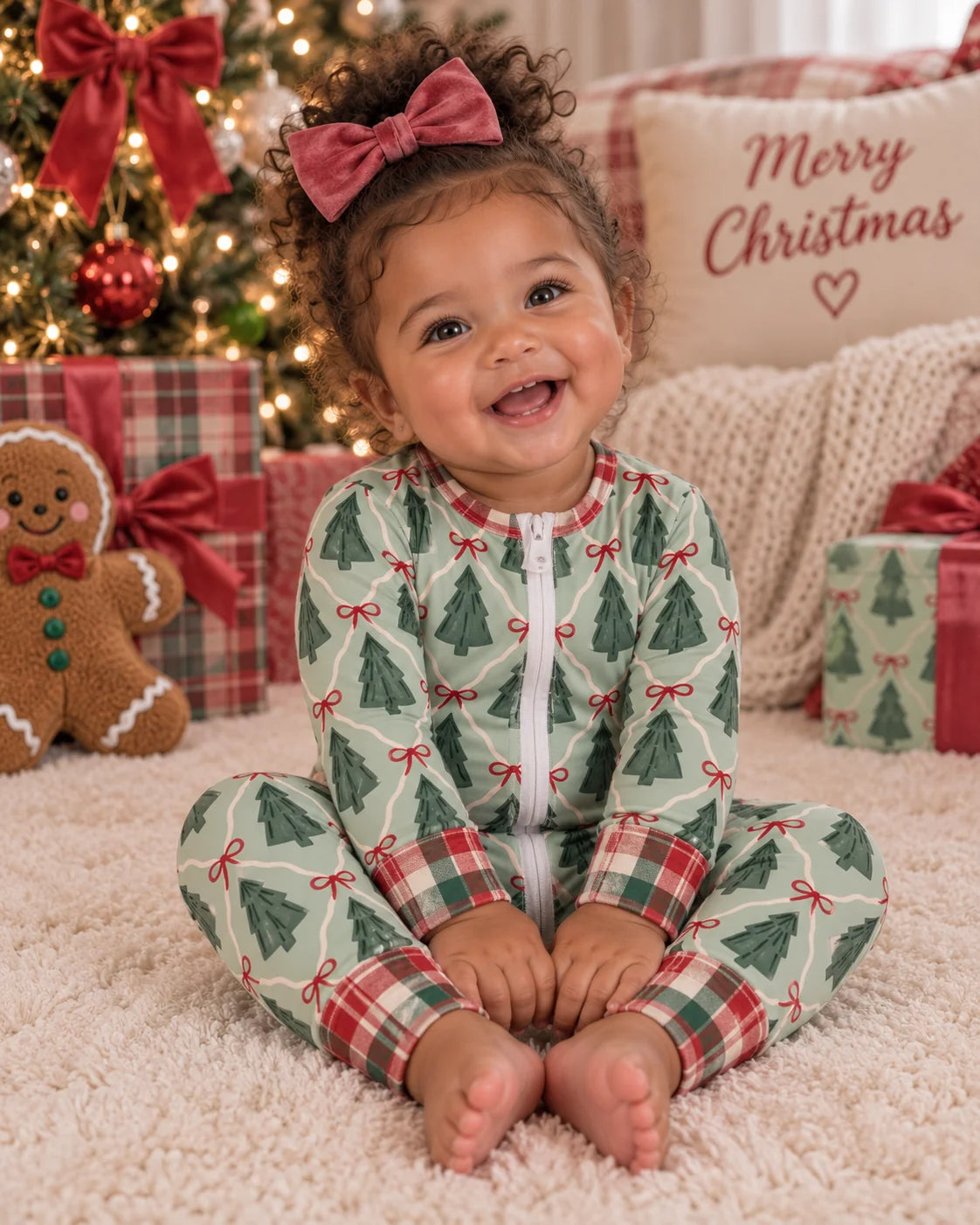 Plaid & Pine Zippie GIRLS