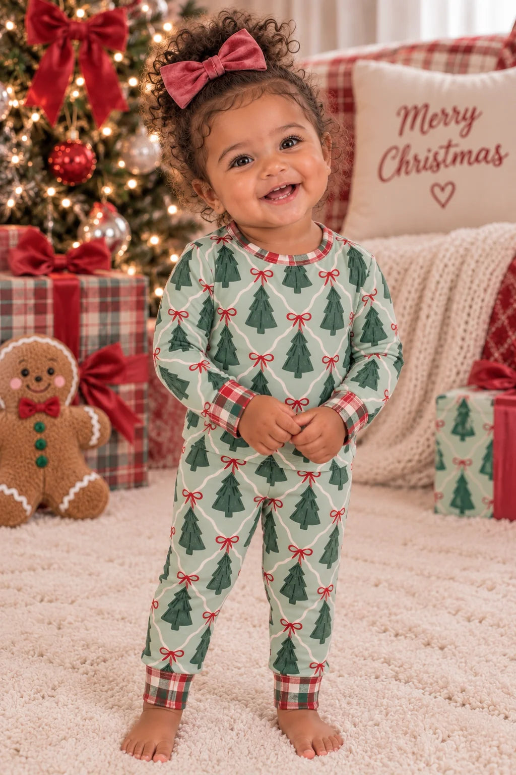 Plaid & Pine 2pc GIRLS
