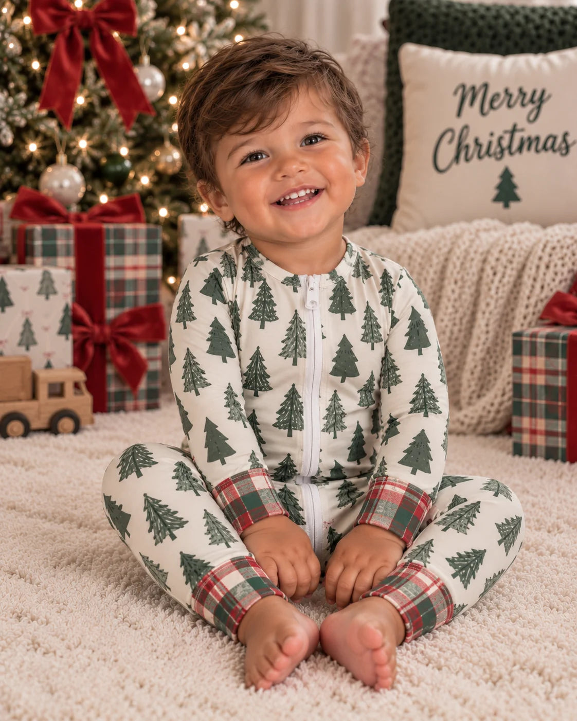 Plaid & Pine Zippie BOYS