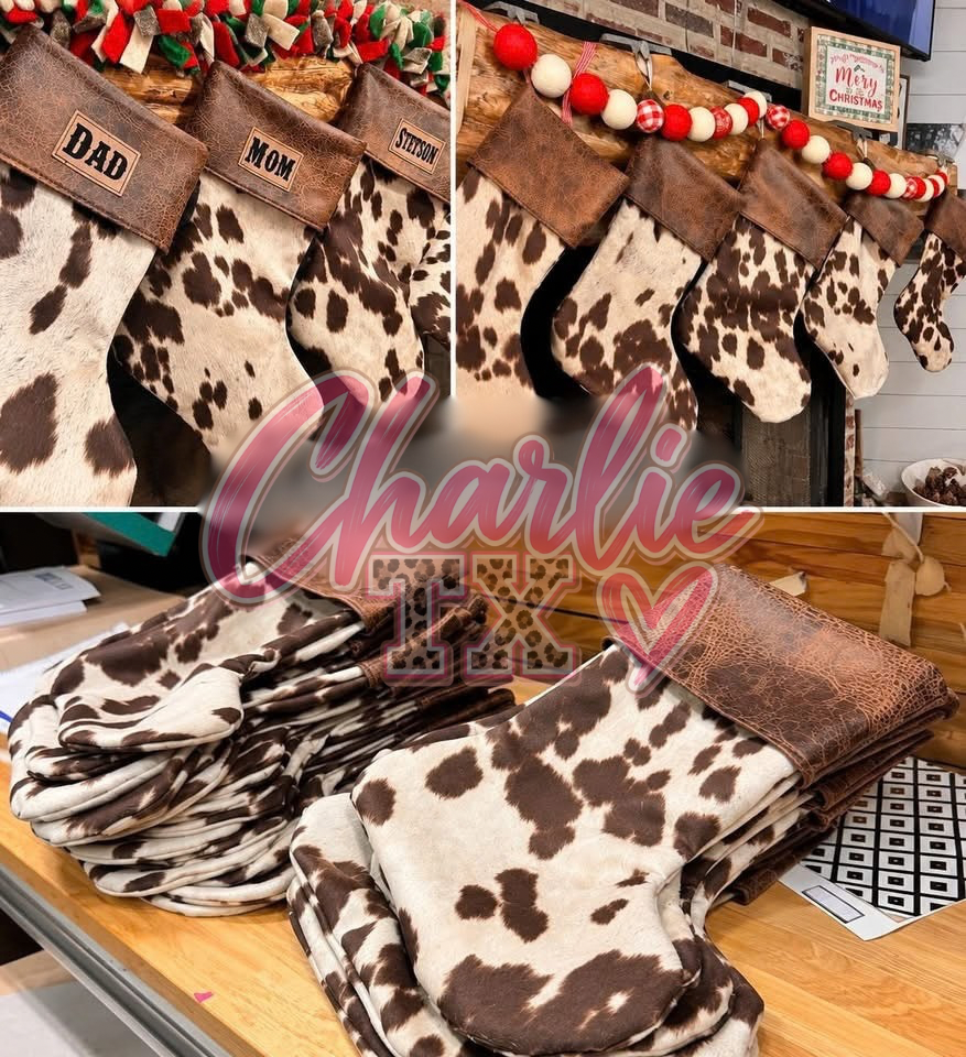 Real Leather Cowhide Stockings