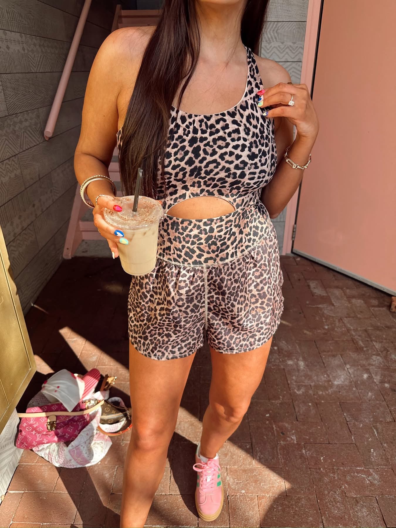 Runsie Romper Leopard