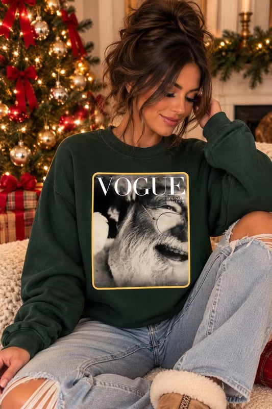 Forrest Green Vogue Santa