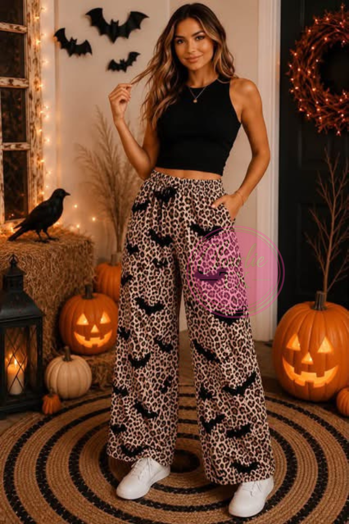 Leopard Bats Pants